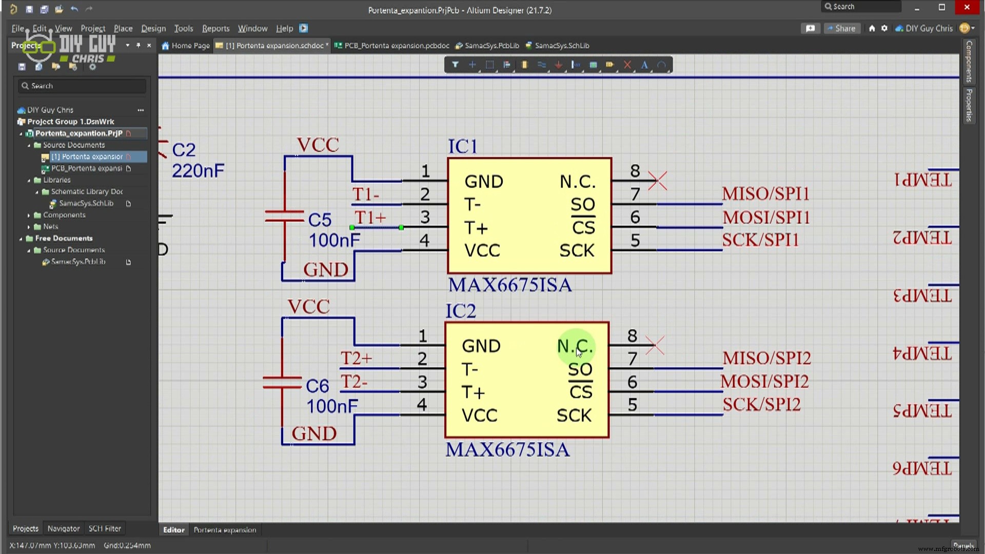 Интеграция термопары с Arduino Portenta H7 через MAX6675