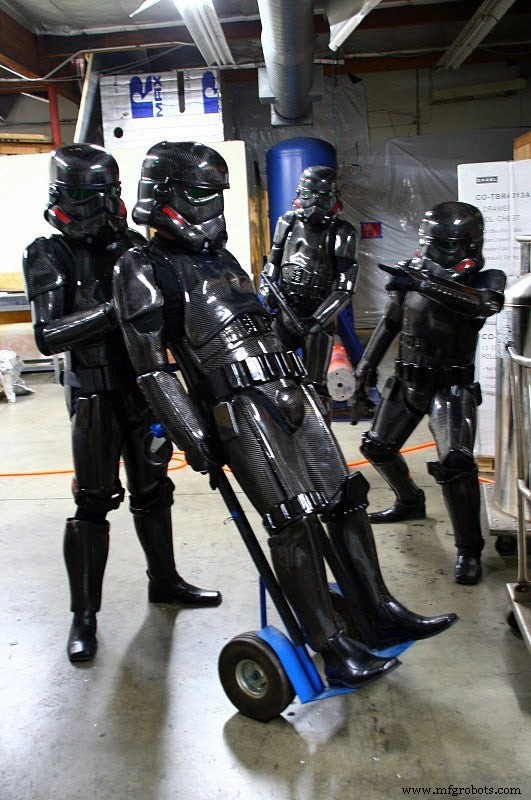 Карбоновые штурмовики: инженеры San Diego Composites создали Star Wars-броню из композитов