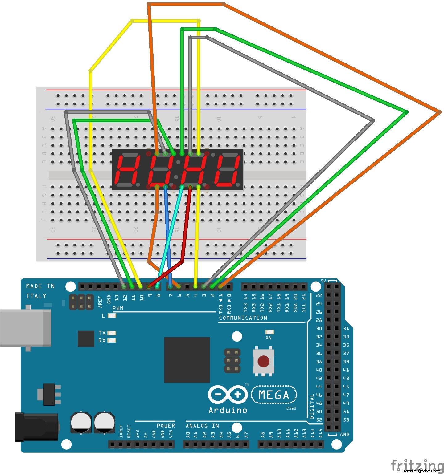 Сборка надежного таймера обратного отсчета на Arduino с 7-сегментным дисплеем SparkFun