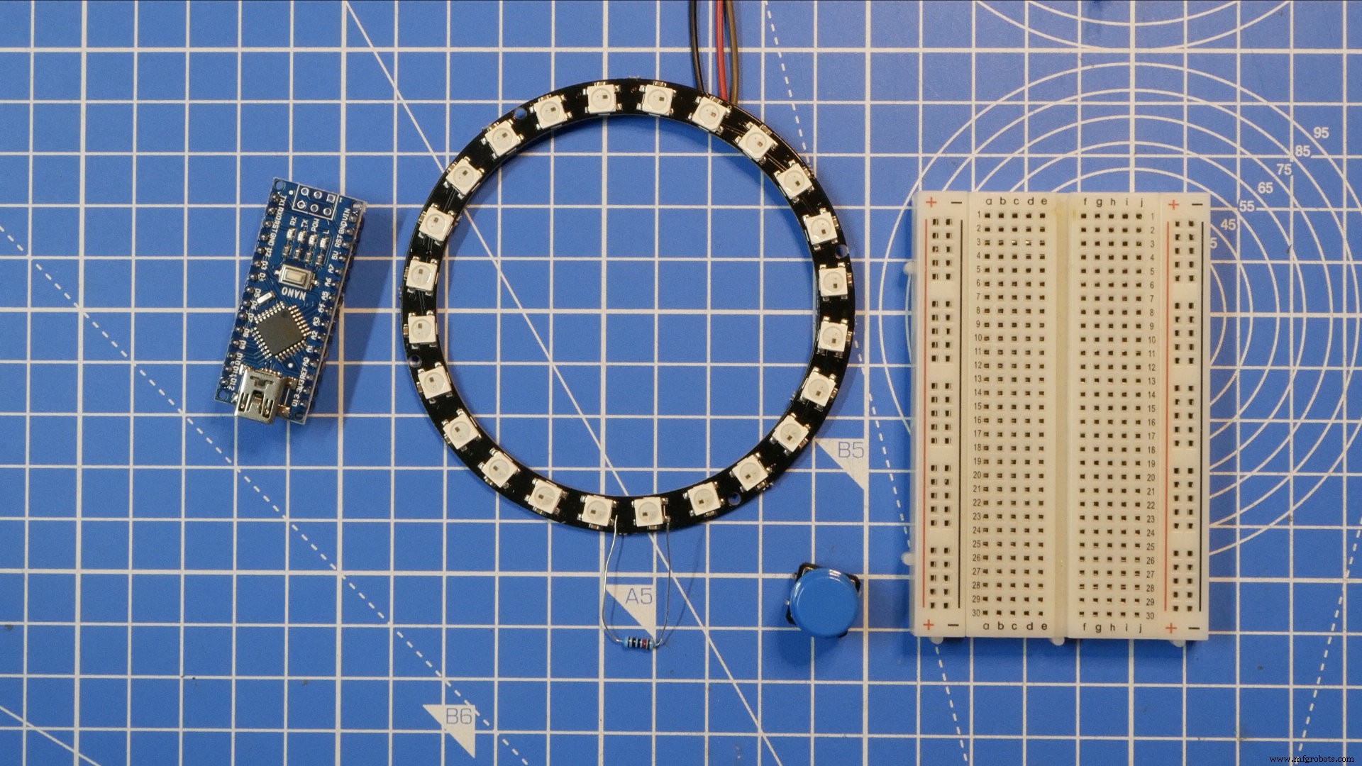 Pixel Chaser: игра на один тап с NeoPixel Ring и Arduino Nano