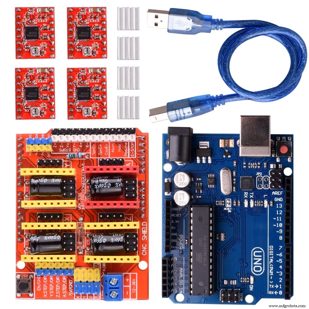 Контроллер робота-манипулятора MK2 Plus на Arduino