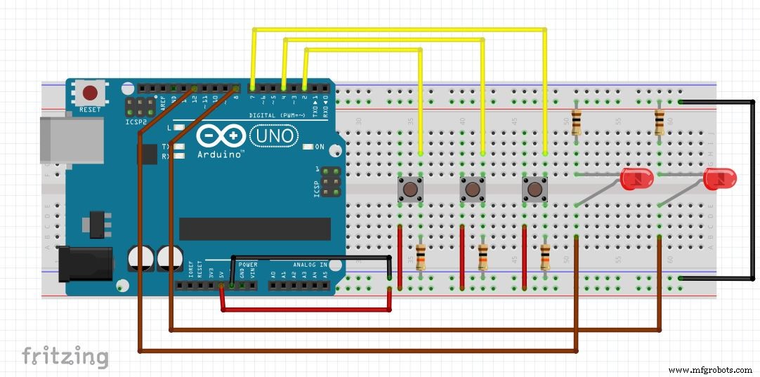 Точный тест времени реакции на Arduino UNO