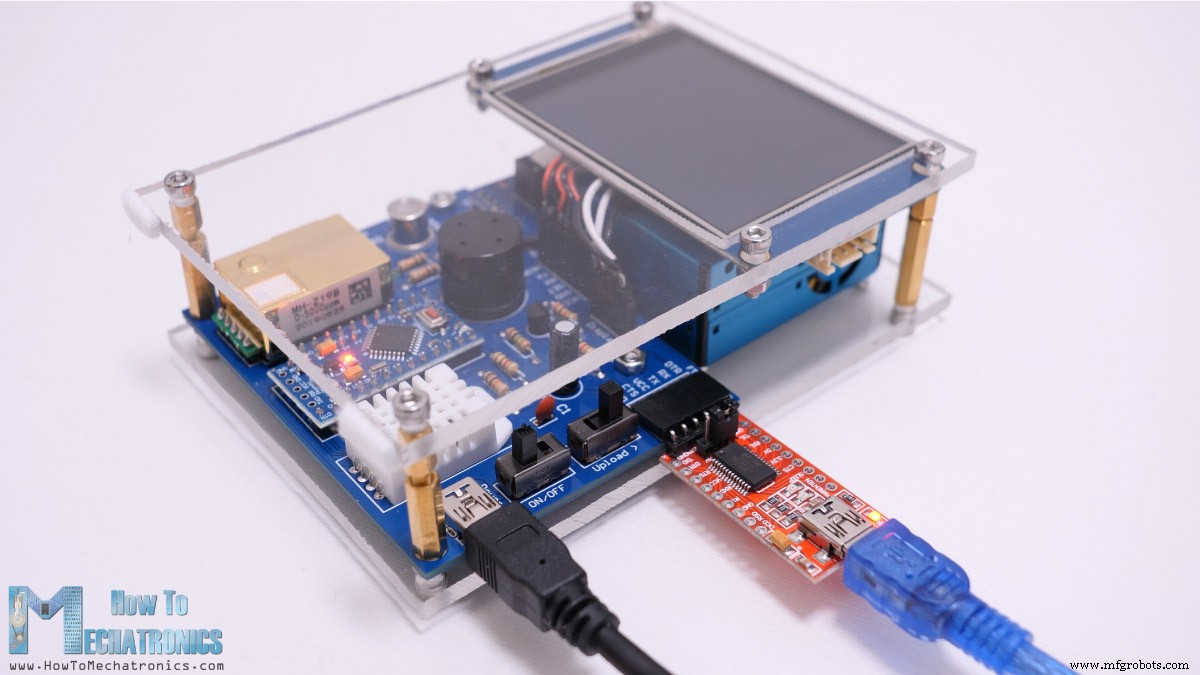 Сборка DIY монитора качества воздуха: PM2.5, CO2, VOC, озон, температура и влажность на Arduino