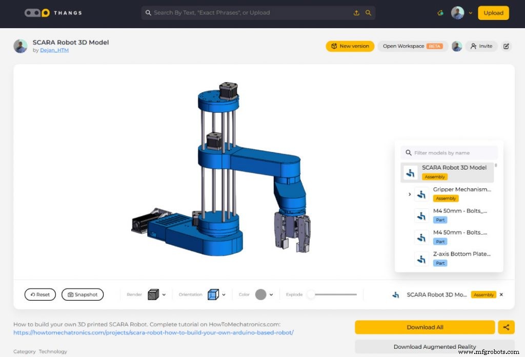 Построение DIY SCARA-робота на Arduino — полное руководство
