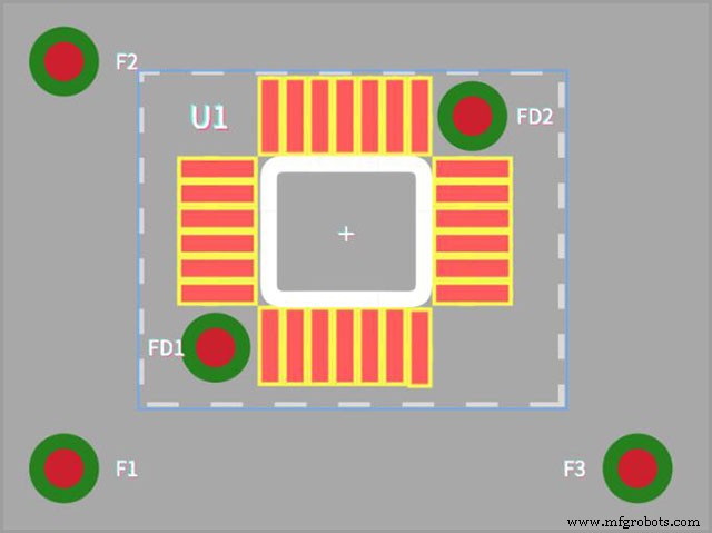 Fiducial-маркеры на PCB: назначение, размещение и лучшие практики