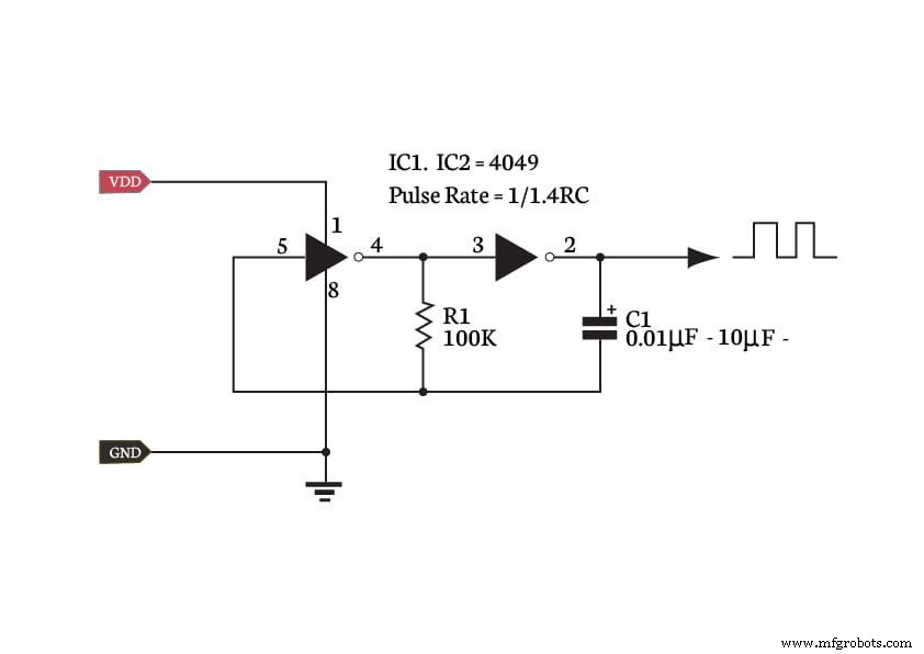 CD4049 CMOS Hex Inverter: характеристики, распиновка, схемы и практическое применение