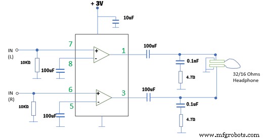 Усилительный ИС TDA2822: Подробное техническое руководство