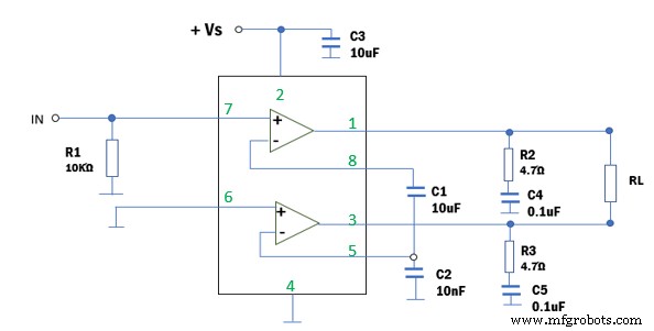 Усилительный ИС TDA2822: Подробное техническое руководство