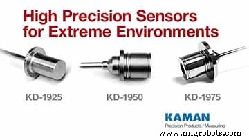 Kaman Precision представляет датчики смещения для экстремальных условий: высокое давление, низкие и высокие температуры