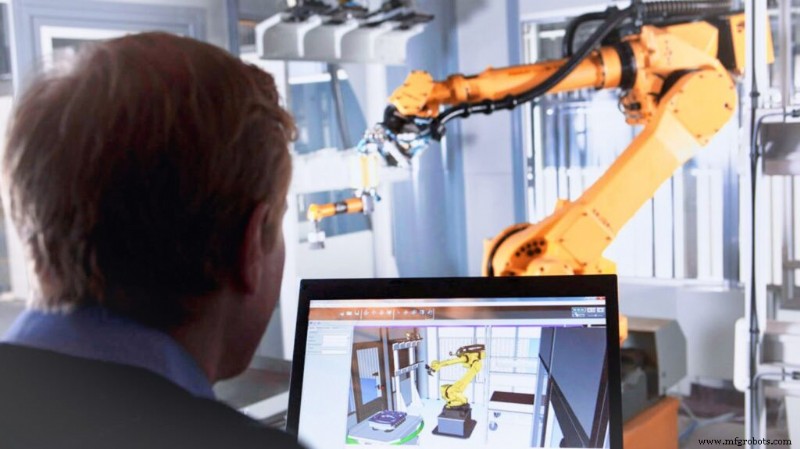 Быстро запрограммируйте промышленного пик-энд-плейс робота с RoboDK