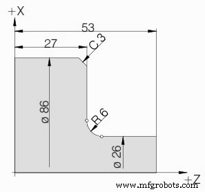 CNC-программирование: фаска и радиус с G01 G-кодом